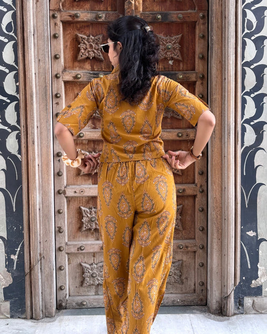 Amber Paisley Co-Ord Set