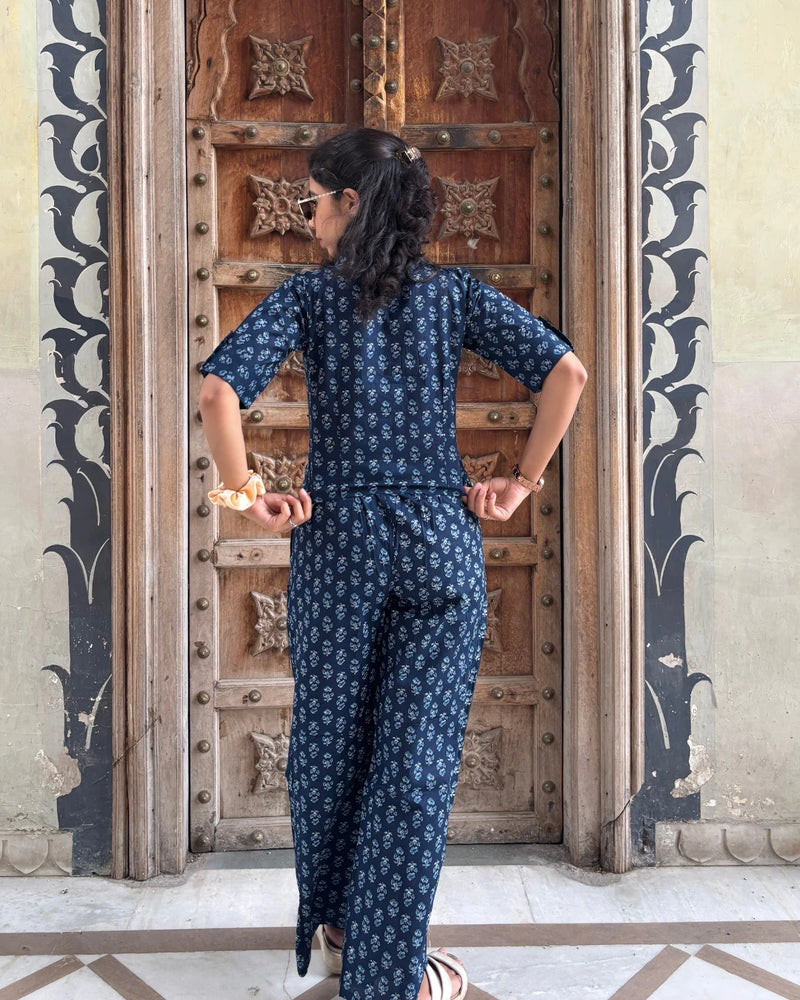 Moonlit Indigo Co-Ord Set