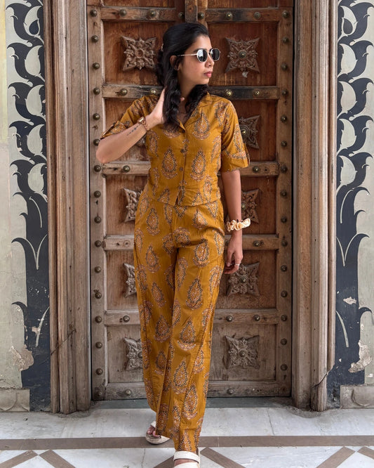 Amber Paisley Co-Ord Set