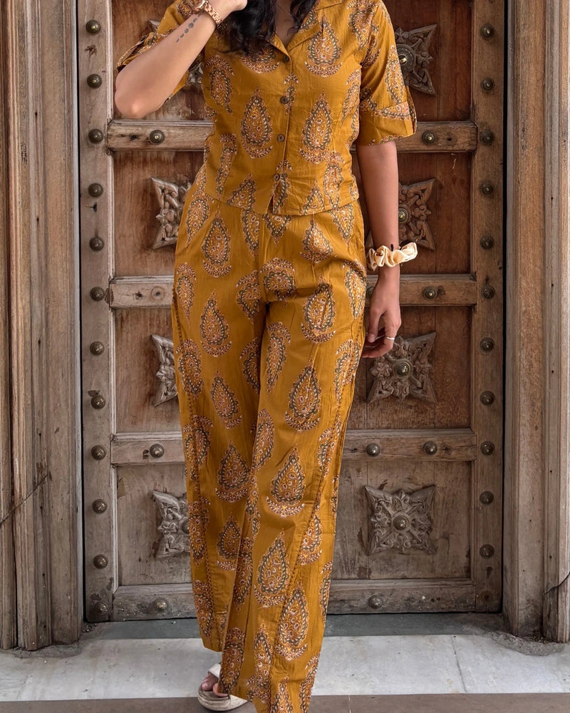 Amber Paisley Co-Ord Set
