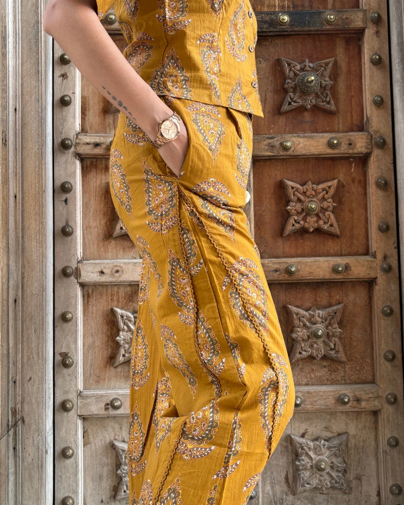 Amber Paisley Co-Ord Set