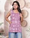 Mauve Mosaic Corset Kurti