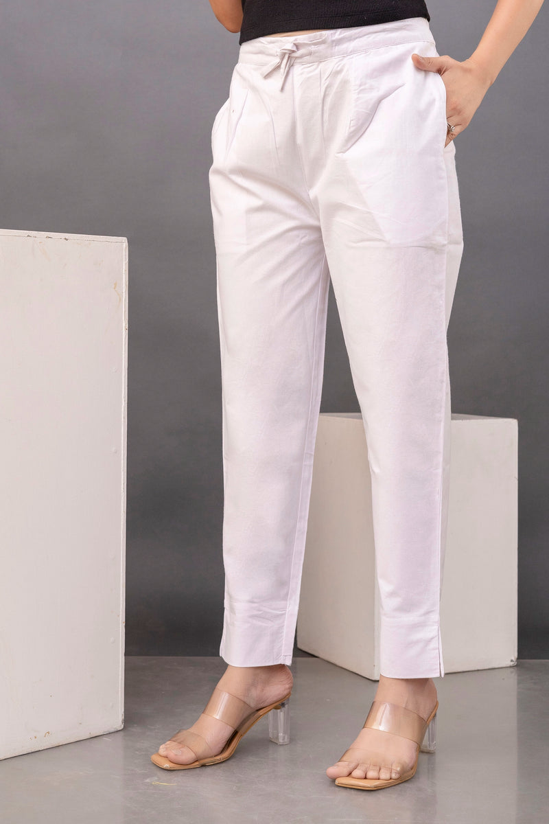 Pure White Everyday Ease Pants