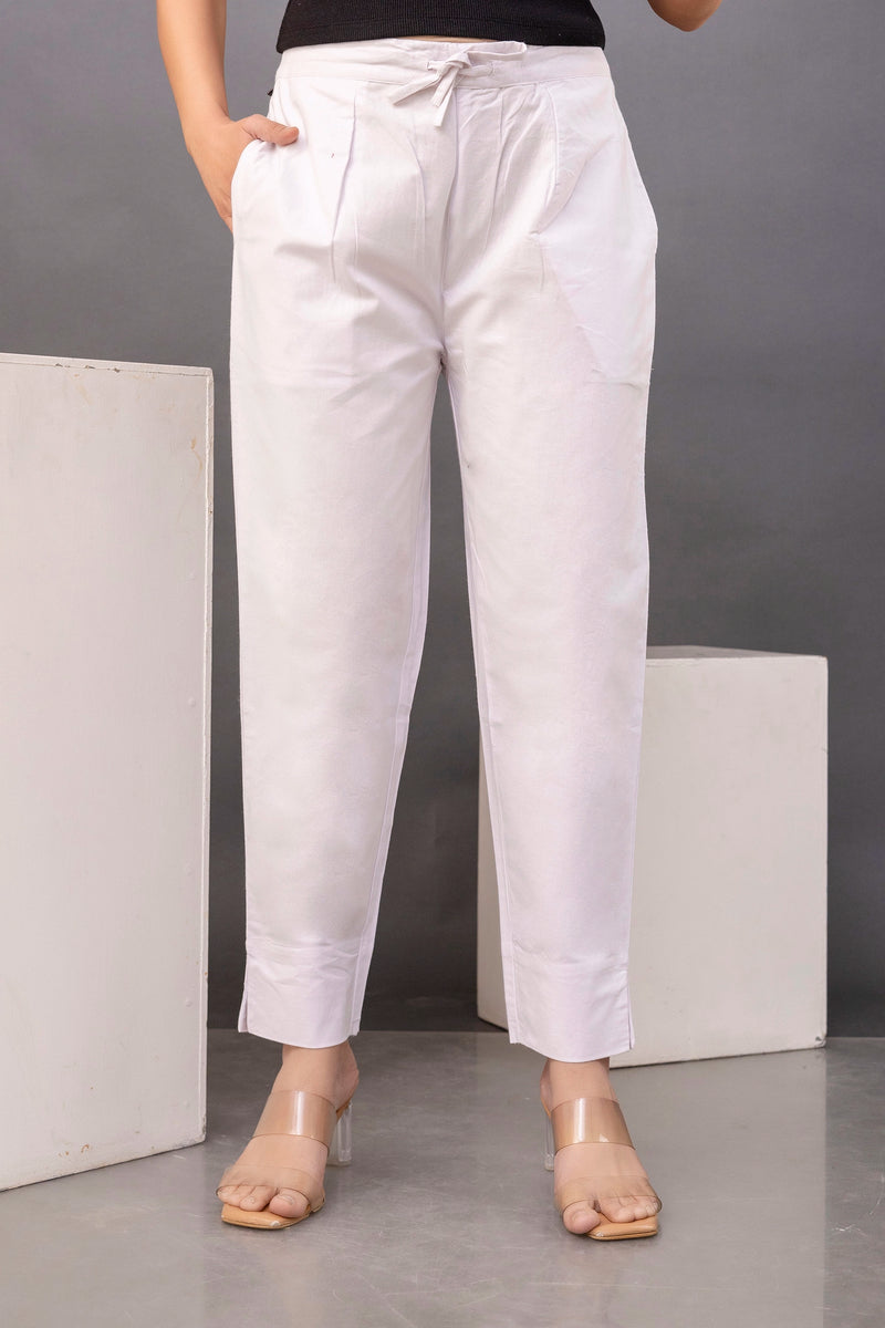 Pure White Everyday Ease Pants