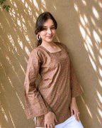 Sienna Laceback Cotton Short Kurti