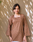 Sienna Laceback Cotton Short Kurti